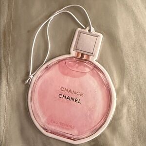 Chanel chance car freshie pink